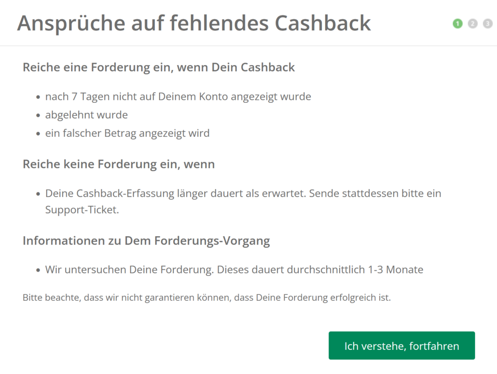TopCashback Nachbuchungsanfrage: Das musst du beachten.