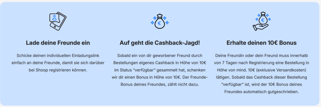 So funktioniert das Freunde-werben bei Shoop